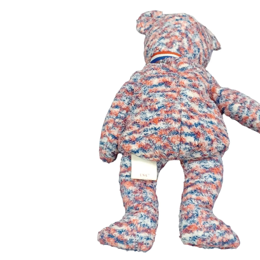 •2000 Ty Beanie Baby USA the Fourth of July Bear  Red ,White  and Blue Plush - Picture 9 of 9